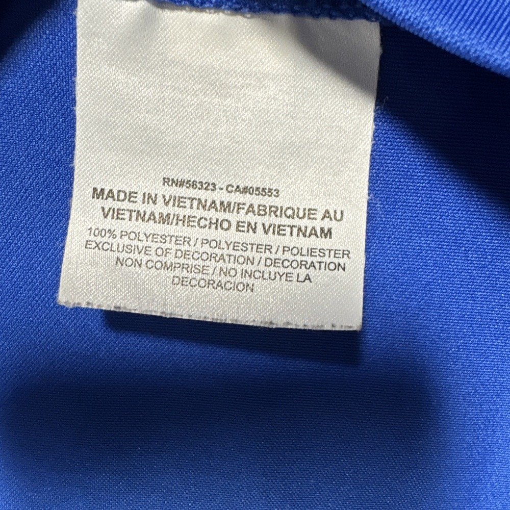 Nike Golf Polo Dri Fit Tour Performance Blue Short Sleeve Athletic Mens M - Picture 5 of 11